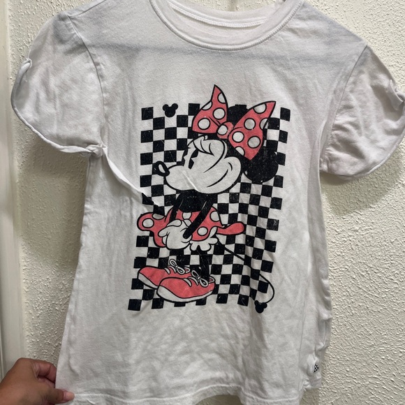 Vans X Disney Women's XS T Shirt Tee Off The Wall Collab Minnie Mouse - Picture 1 of 4
